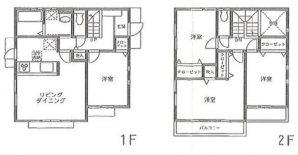 みなみタウンの物件間取画像